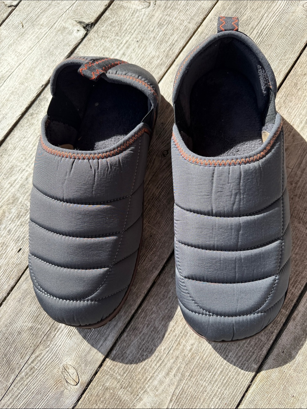 Lightweight comfort Men's Slip-On Mules - Gray